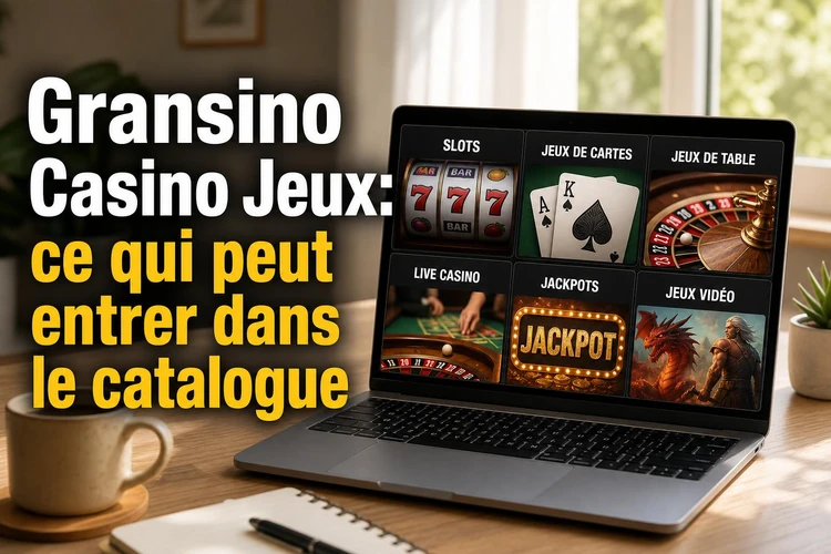Gransino Casino Jeux: ce qui peut entrer dans le catalogue