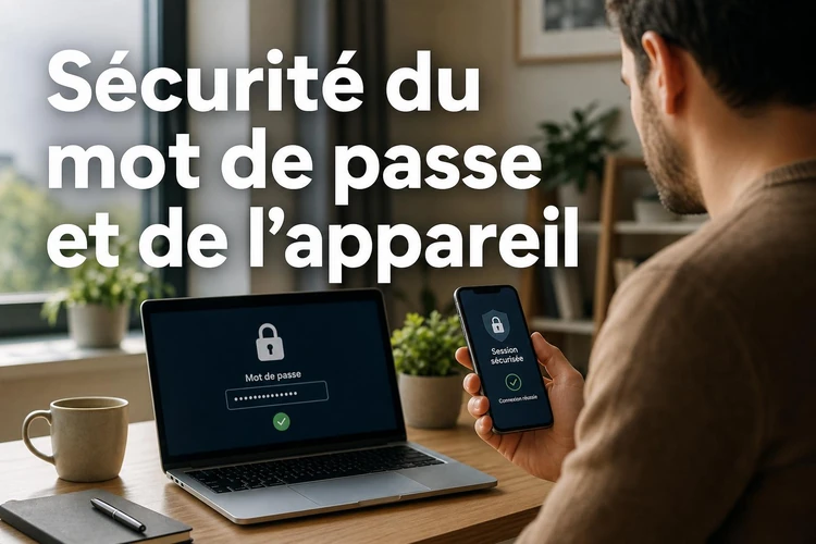 Sécurité du mot de passe et de l’appareil